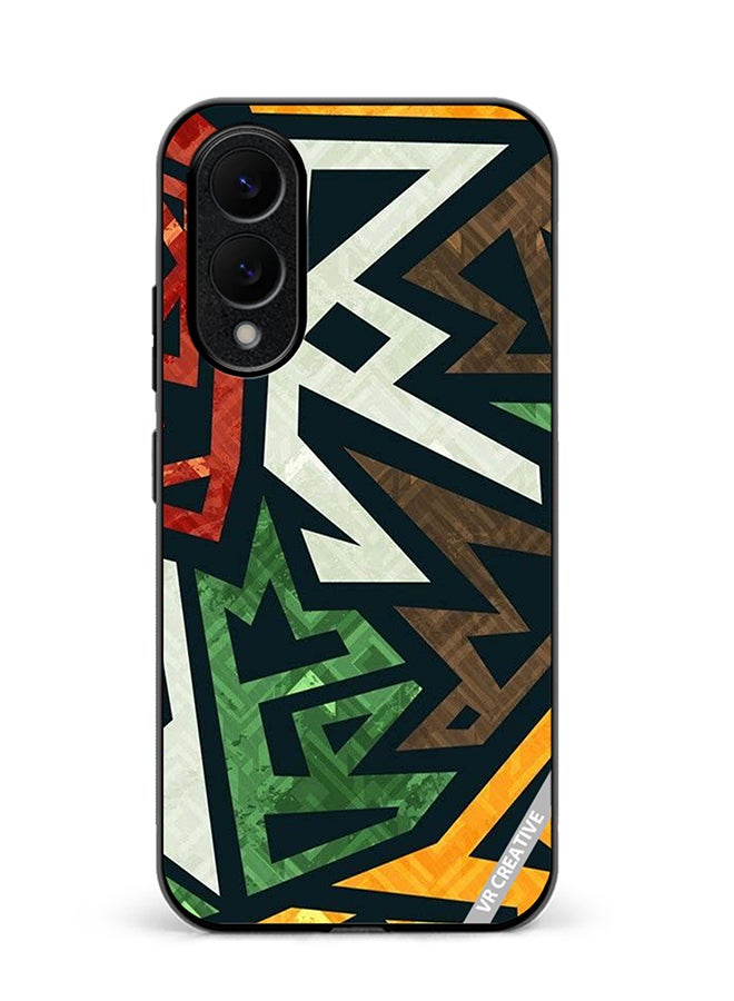 VR CREATIVE Protective Case Cover For Samsung Galaxy S25 Edge Art Design Multicolour