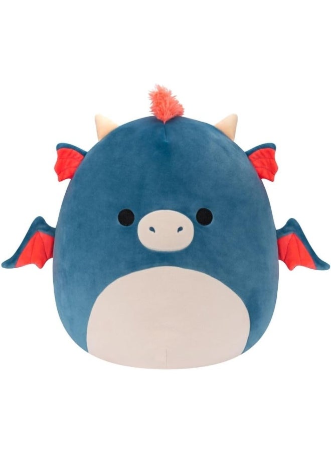 Squishmallows Squishmallows 16 Inch Large Blue Orange Dragon Plush Toy  - Image 1