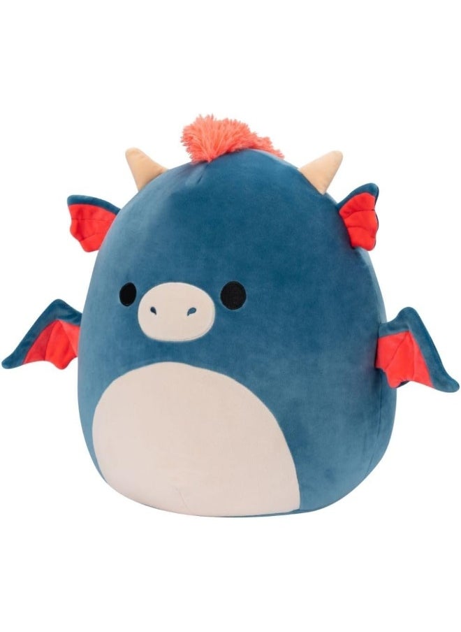Squishmallows Squishmallows 16 Inch Large Blue Orange Dragon Plush Toy  - Image 2
