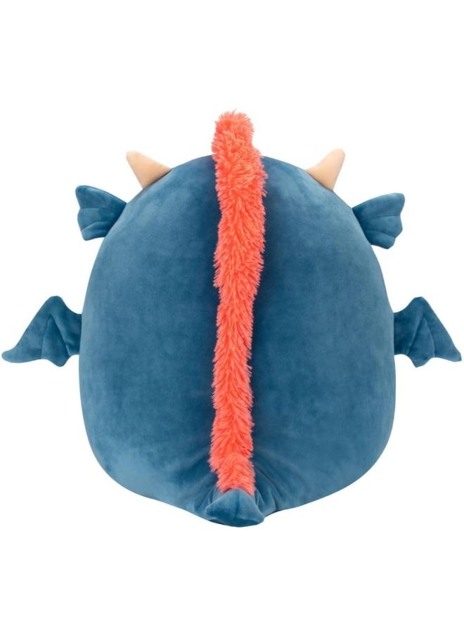 Squishmallows Squishmallows 16 Inch Large Blue Orange Dragon Plush Toy  - Image 4