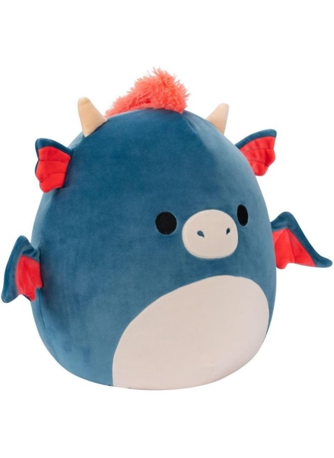 Squishmallows Squishmallows 16 Inch Large Blue Orange Dragon Plush Toy  - Image 3