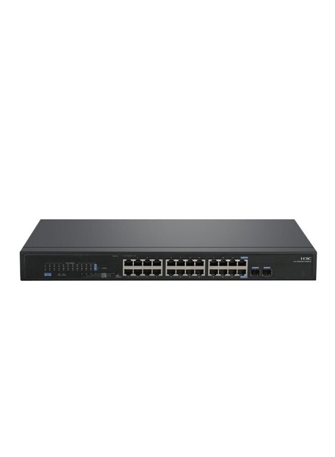 H3c Monitoring Switch 24 Electric Ports + 2 Fiber Ports Full Gigabit Non-network Management Enterprise-level Security Network Cable Splitter Rack-mounted/multi-scenario Dip Switch Ms4024p-ei - Image 4