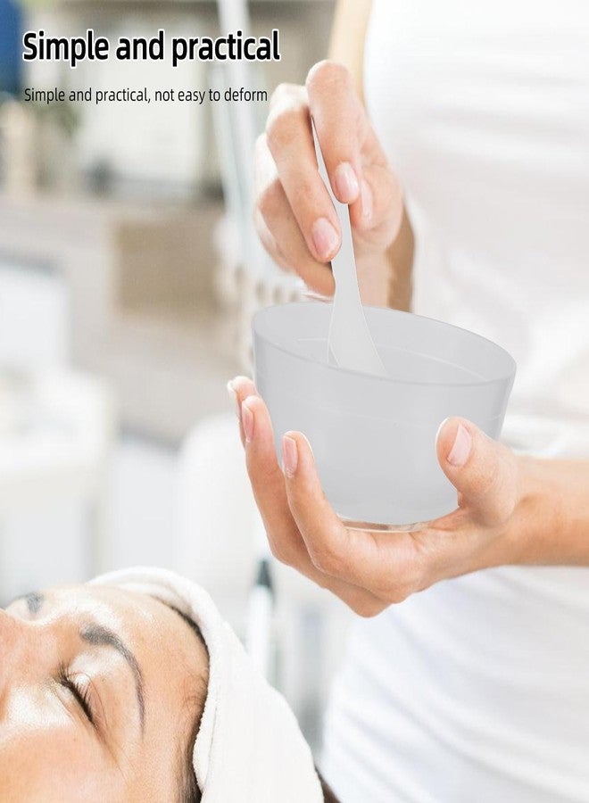 سوبفوكس مجموعة أوعية خلط سيليكون من SUPVOX، 10 قطع، قابلة لإعادة الاستخدام، وعاء خلط مكياج، وعاء خلط طين كريستالي، خلاط غراء بلاستيكي لأعمال المكياج والحرف اليدوية (شفاف) - Image 3