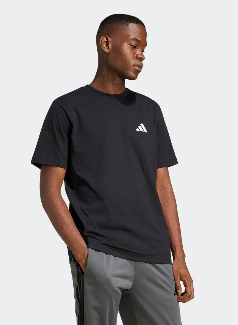 adidas تيشيرت رجالي بطبعة المستحيل لا شيء