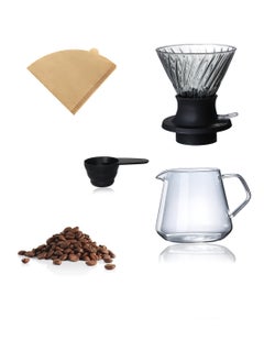 CHOIWIN Smart Cup Set, Hand-pour Coffee Maker Set V60 Size 02 Professional Manual Coffee Pro Tool Kit Barista 4 in 1  - Image 1