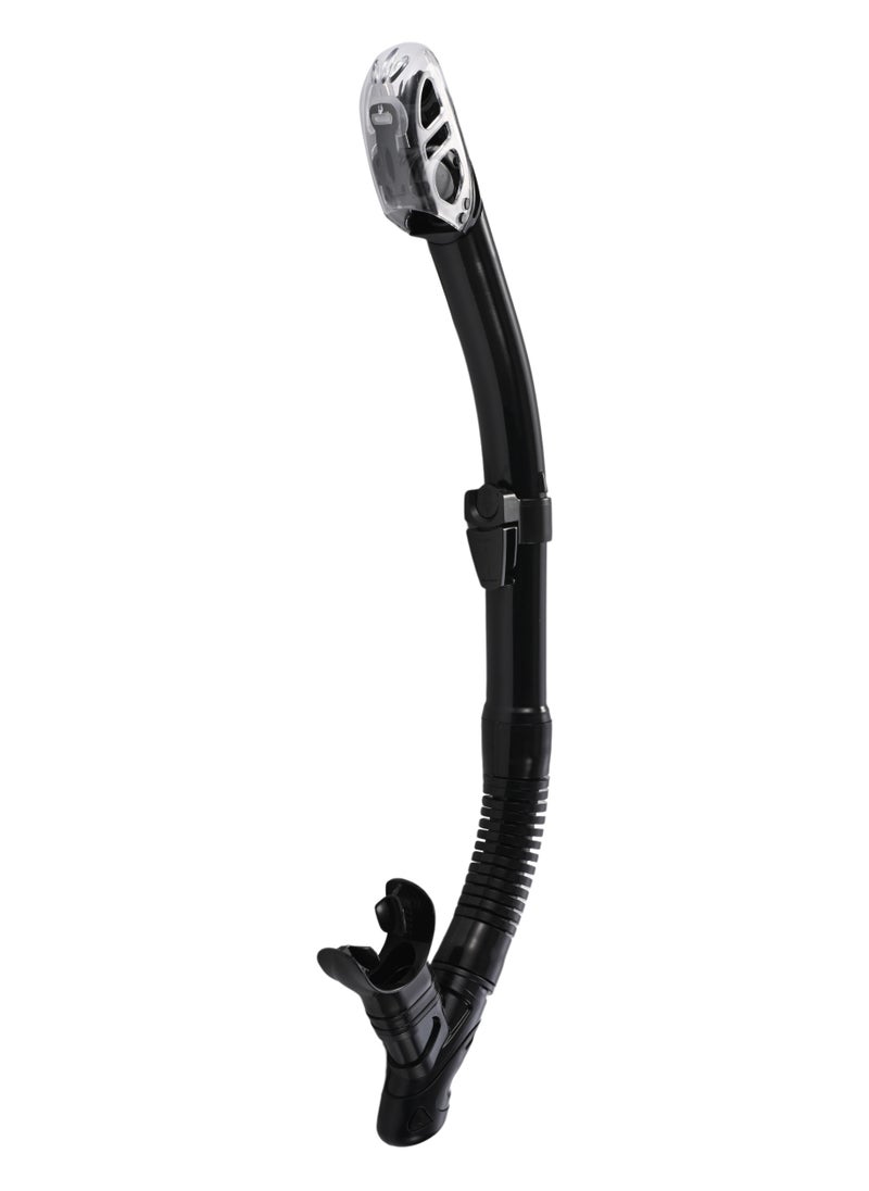 Monster Snorkel features a dry top design that prevents water from entering the snorkel and an easy purge system with an extra large self-draining chamber.