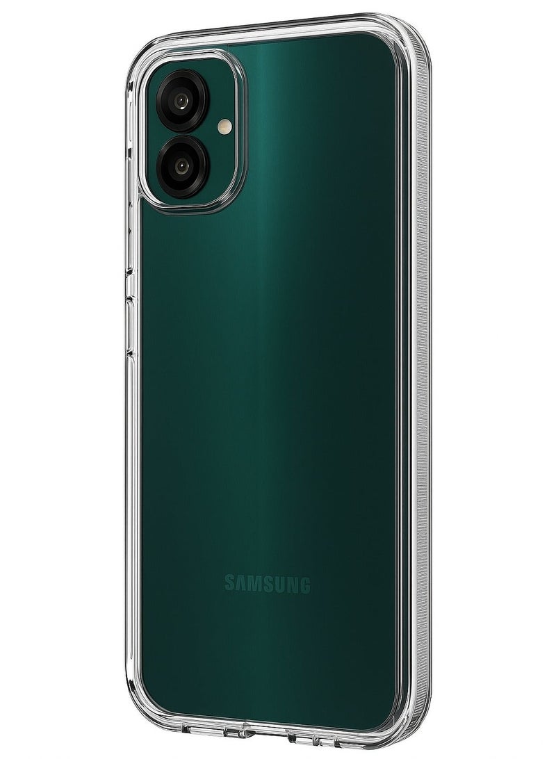 Transparent Elegant Case (Gear 4) for Samsung A07 – Anti-Yellowing with Full Protection Against Daily Shocks and Scratches, Featuring a Slim 2mm Design That Preserves Your Phone’s Beauty - Image 1