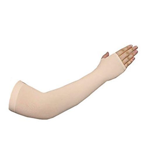 Tex Homz Arm Sleeves Gloves,Gym Gloves,Sports Gloves For Sun Protection or cooling Compression(sleeves,sleeves for men,arm sleeves for men,hand sleeves for men) PackOf 2 Pcs (Skin Colour) - Image 4