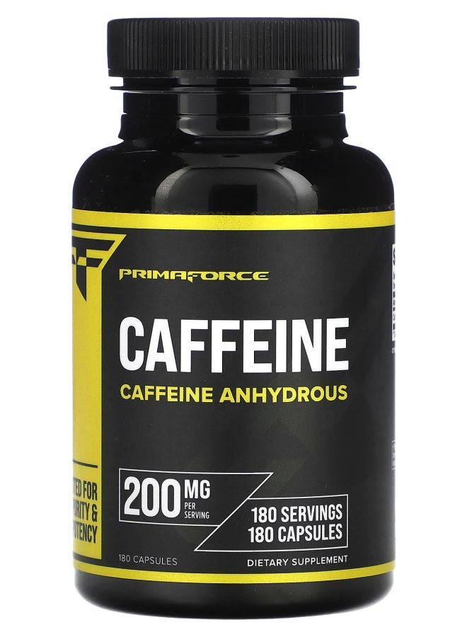 Primaforce Caffeine  200 mg 180 Capsules