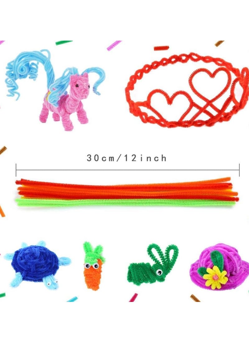 ATKET 20-Piece Pipe Cleaners Assorted Colours 30cm Size - Image 2