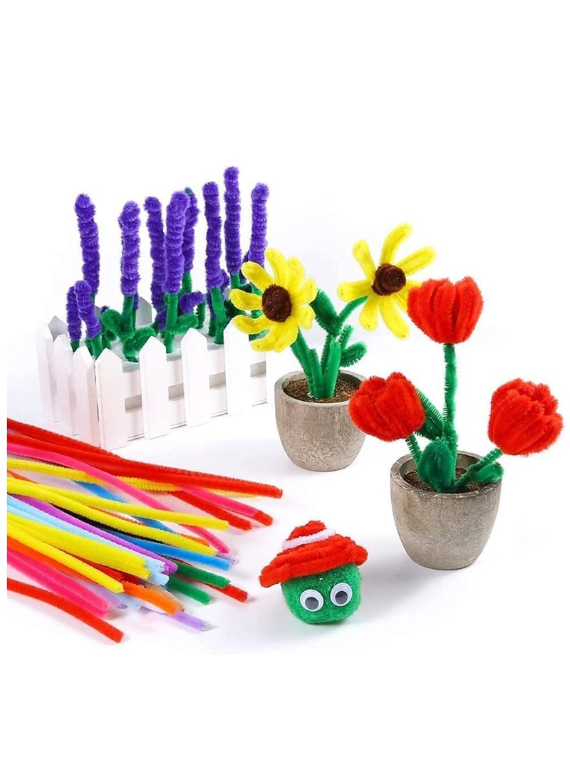 ATKET 20-Piece Pipe Cleaners Assorted Colours 30cm Size - Image 3