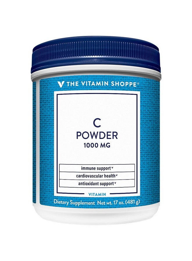The Vitamin Shoppe Vitamin C Powder 1,000MG, Antioxidant That Supports Immune and Cardiovascular Health (17 Ounces Powder) - Image 1