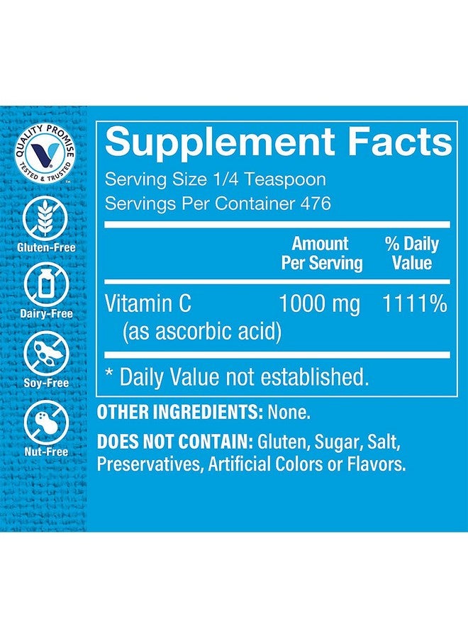 The Vitamin Shoppe Vitamin C Powder 1,000MG, Antioxidant That Supports Immune and Cardiovascular Health (17 Ounces Powder) - Image 3