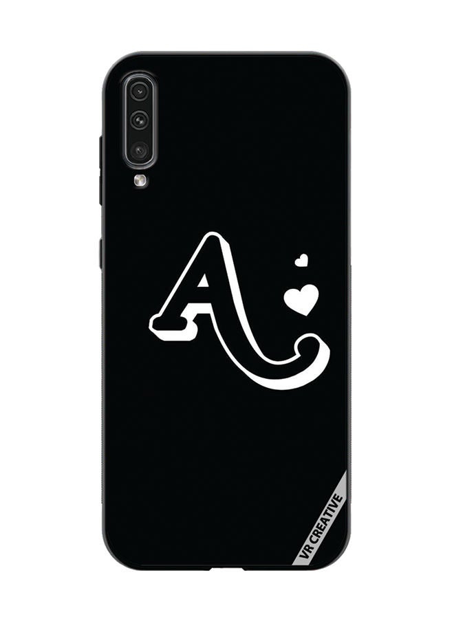 VR CREATIVE Protective Case Cover For Samsung Galaxy A70/A70s Letter A Design Multicolour - Image 1