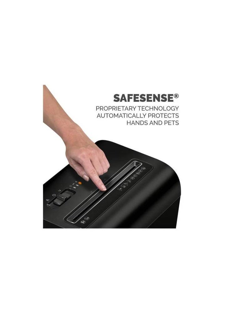 Fellowes LX65 Cross-Cut Shredder – 10-Sheet Capacity, Jam-Proof, Ideal for Home or Office Use - Image 4