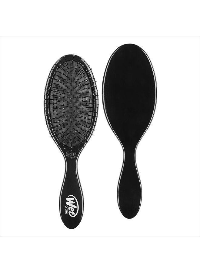 Wet Brush Original Detangling Hair Brush, Classic Black - Ultra-Soft IntelliFlex Bristles - Detangler Brush Glide Through Tangles With Ease For All Hair Types - For Women, Men, Wet & Dry Hair - Image 1