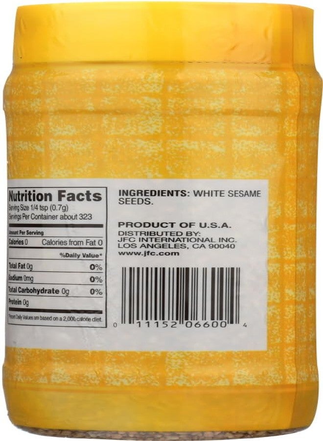 JFC Premium Roasted Sesame Seed 8oz Kosher (White, 2 Piece) - Image 3