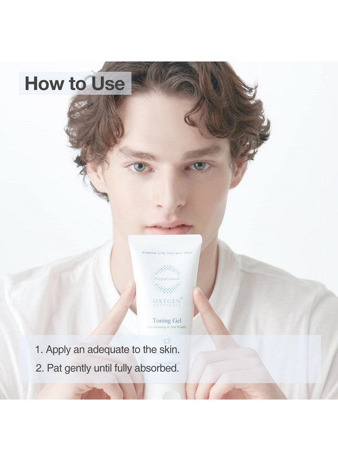 OxygenCeuticals Toning Gel - Anti-Aging Gel for Skin Firming and Toning, pH-Balancing Anti-Wrinkle Toner for Face and Body, Travel Sized (50ml / 1.69 oz) - Image 4