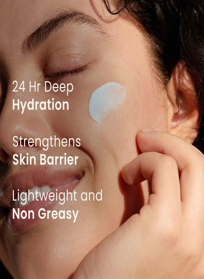 Saffr'n Luminous Hydration Moisturizer with 5% Saffron & 3% Niacinamide to Improve Skin Elasticity | Barrier Repair Cream | Moisturizer For Face | Long Lasting Hydration | With Shea Butter, Ceramides & Hyaluronic Acid | For All Skin Type | 30ml - Image 3