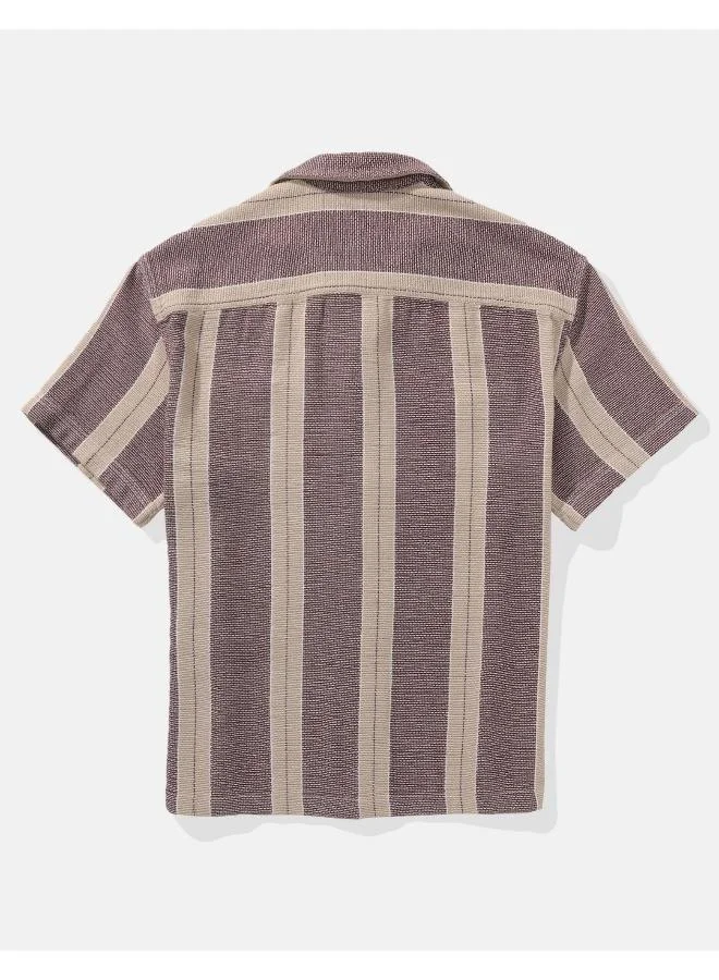 امريكان ايجل Stripe Poolside Relaxed Fit Button Down Shirt