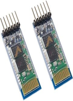 ALAMSCN ALAMSCN 2PCS HC-05 Wireless Bluetooth RF Transceiver Module TTL Serial Configuration Bluetooth Serial Transceiver Pass-Through Module 