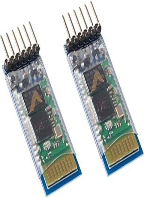 ALAMSCN 2PCS HC-05 Wireless Bluetooth RF Transceiver Module TTL Serial Configuration Bluetooth Serial Transceiver Pass-Through Module