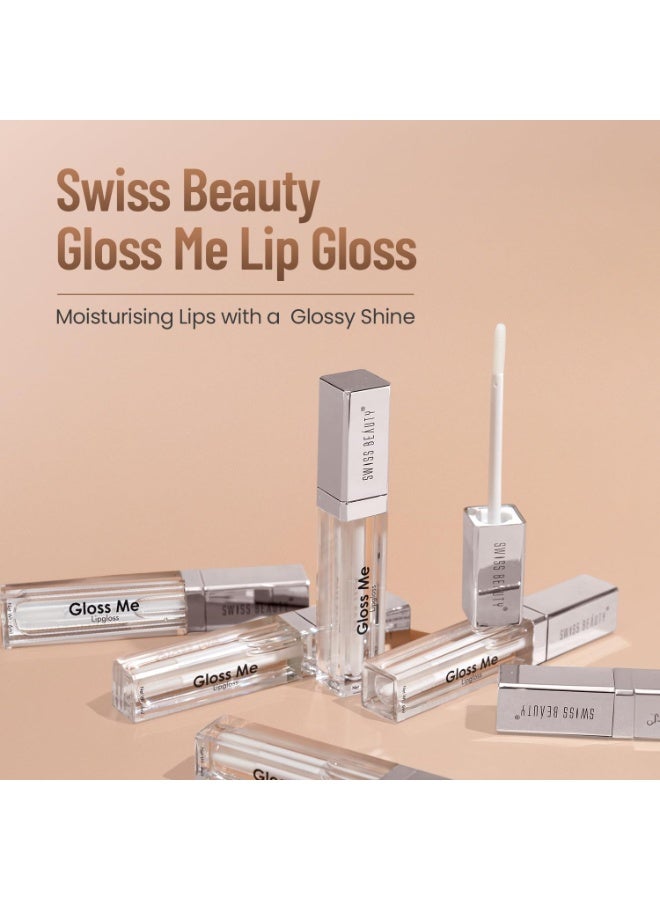 Swiss Beauty Gloss Me Lip Gloss | Lightweight | Glossy Finish | Non-sticky |With Jojoba Oil & Glycerine | 6.7ml - Image 2