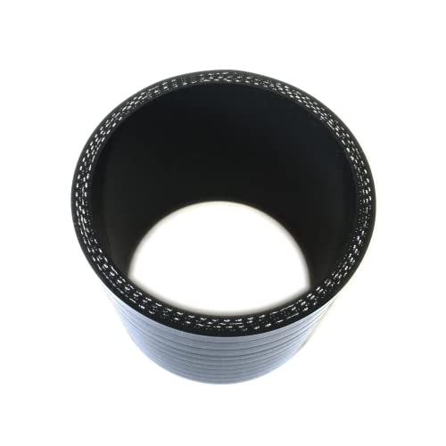 Ticon 3" ID Straight Silicone Hose Coupler, High Temp 4-Ply Reinforced (Qty 1) - 131-07603-0401 - Ticon Industries - Image 2