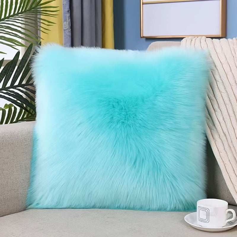 Purple Mini Square Plush Pillow For Bedroom Living Room Car Decorative Cushion 11.81 Inch - Image 5