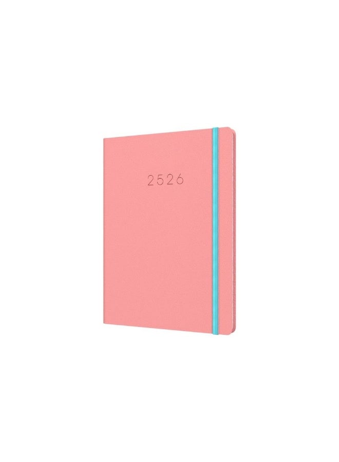 Collins Collins A5 Legacy 14 Month Mid/Academic Year Planner, July 2025-August 2026-Pink  - Image 1