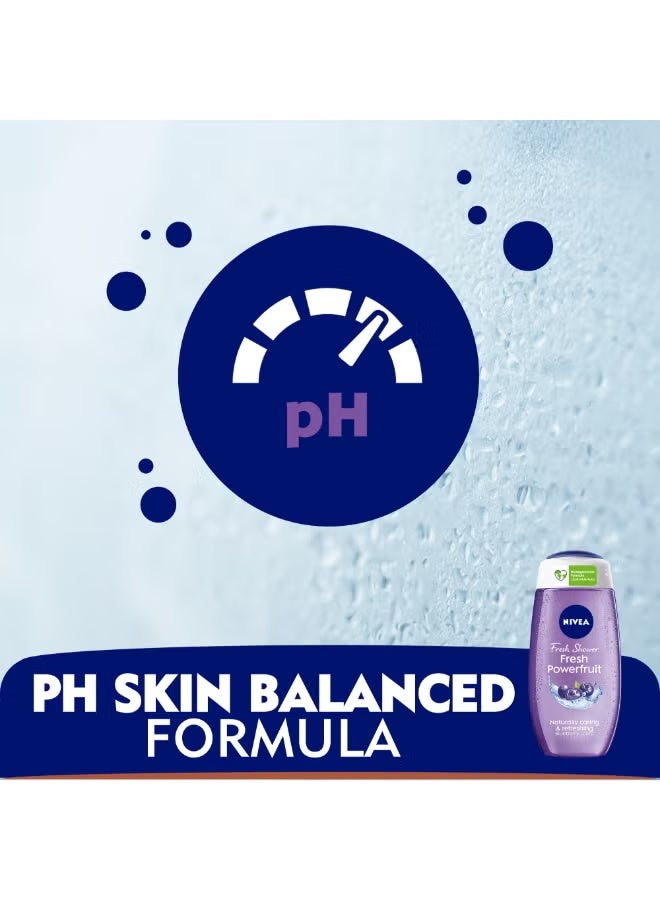 نيفيا جل استحمام باور فروت منعش بمضادات الأكسدة برائحة التوت البري 250ملليلتر - Image 4