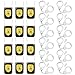 Vertintong 24 Pcs Police Pretend Play Mini Set Include 12 Police Badge Fake Officer Badge 12 Handcuffs Set Handcuffs for Men Cop Cosplay Accessories Cosplay Halloween Birthdays Gear - Image 2