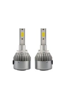 C6 Super Bright Car Headlights C6 880 1Set 36W / Set (36W / each bulb) COB Chip LED Headlight 3800LM 6000K-Pure White 36V  - Image 2