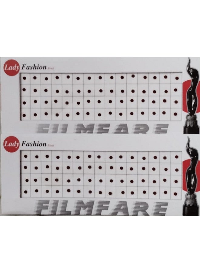 Smallest (Size-9) Maroon Colour Bindi Set of 2 Pack - Image 4