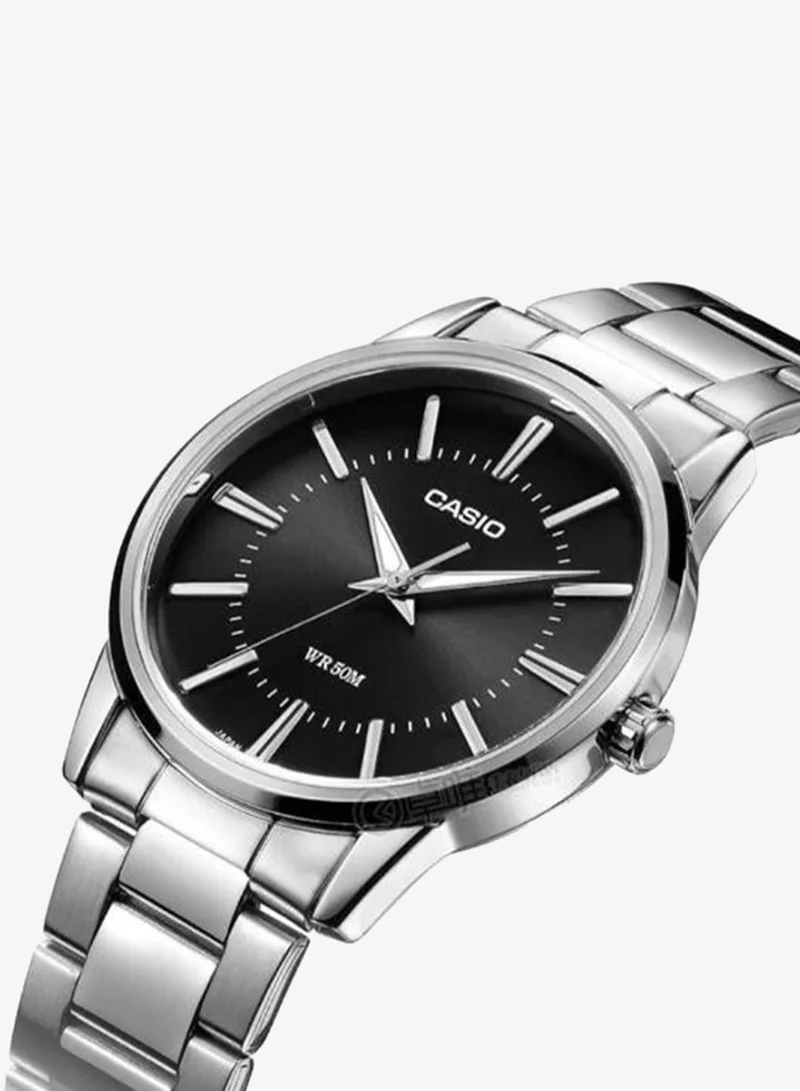 كاسيو Men's Stainless Steel Analog Watch MTP-1303D-1AVDF - 38.5 mm