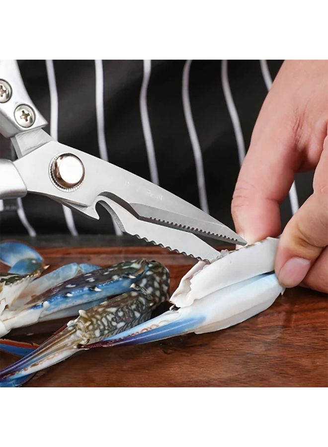 Heavy Duty SK5 Stainless Steel Kitchen Scissors 1pc Ergonomic Rust Resistant Sharp Blades - Image 2