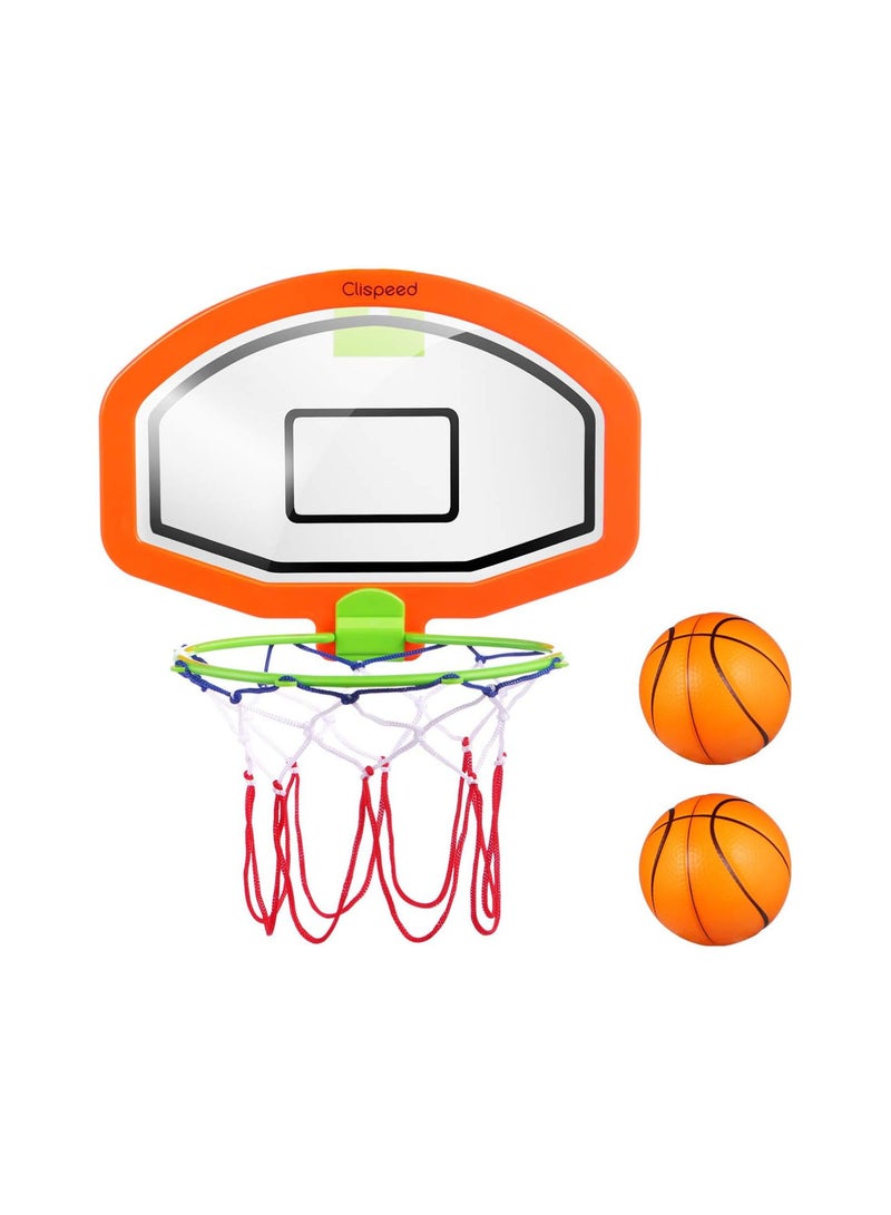 GGOOT Basketball Hoop with Balls, Wall Mount Inflatable Basketball Hoop Basketball Net Basketball Backboard Set for Basketball Lovers Indoor Outdoor Use  - Image 1