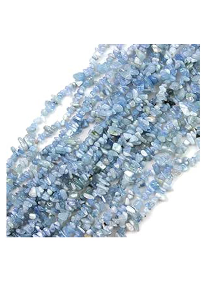 Natural Irregular Broken Aquamarine Chip 6-8mm 15 Inch Agate Crystal Chip for Jewelry Making Diy Bracelet Necklace Accessory, Agate, Aquamarine  - Image 1