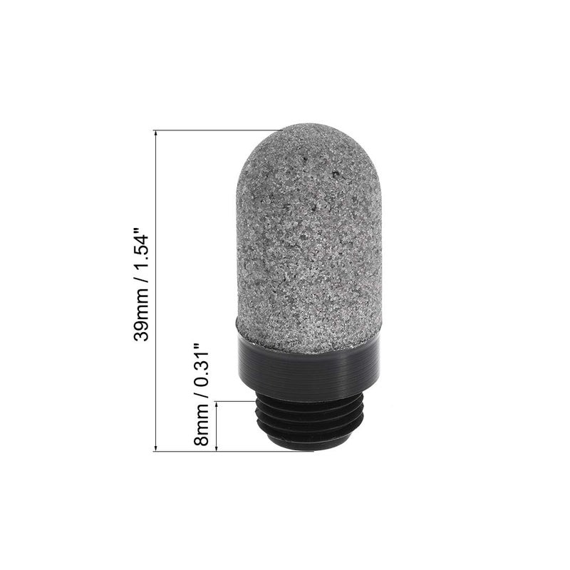 uxcell Pneumatic Air Muffler G1/4 Male Thread Plastic Breather Exhaust Muffler 2pcs - Image 2