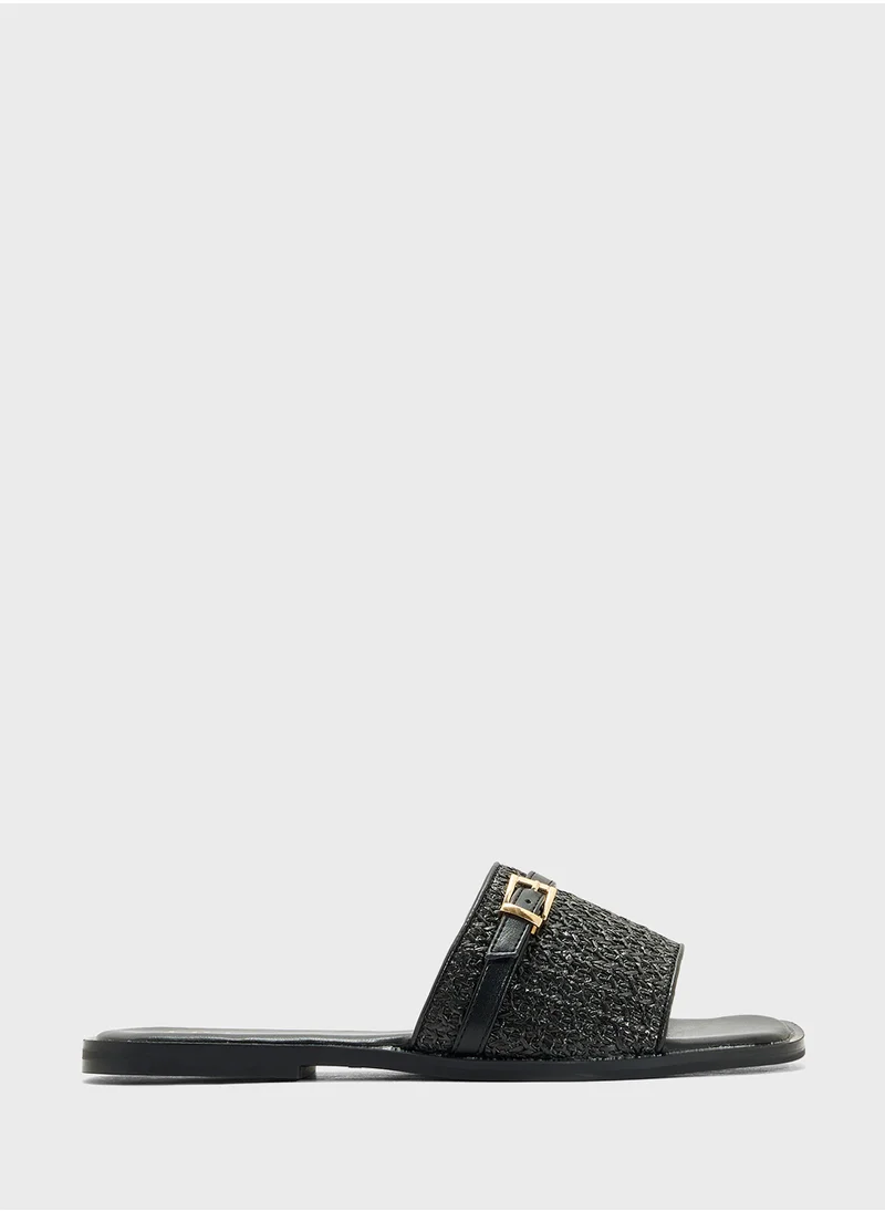 ELLA Flat Sandal With Buckle