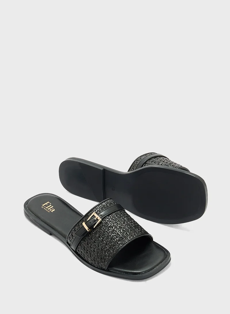 ELLA Flat Sandal With Buckle