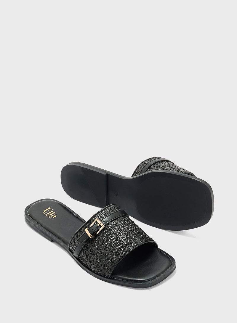 ايلا صندل مسطح بإبزيم - Image 3