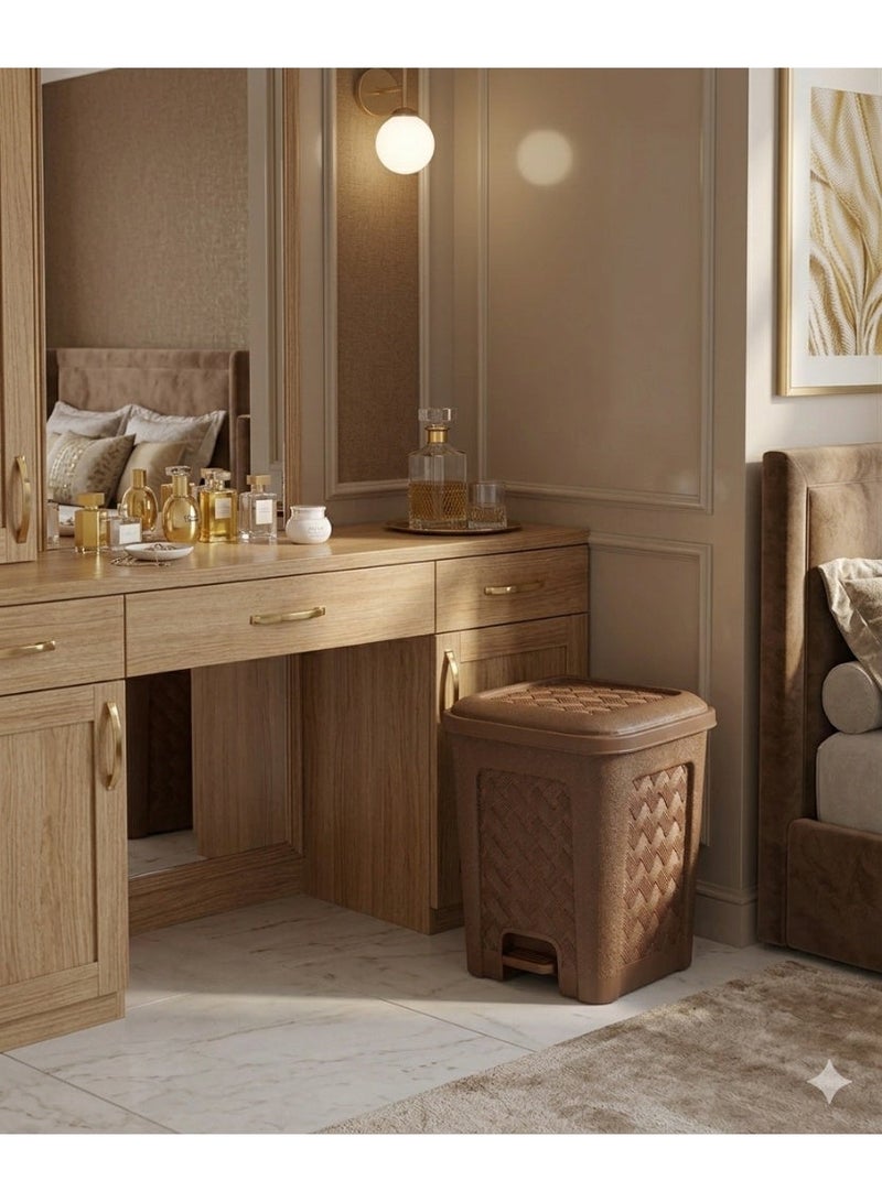 ALMUFARREJ 20L Elegant Waste Bin – Versatile & Stylish Design for Bedroom, Bathroom, Office & Kitchen - Image 2