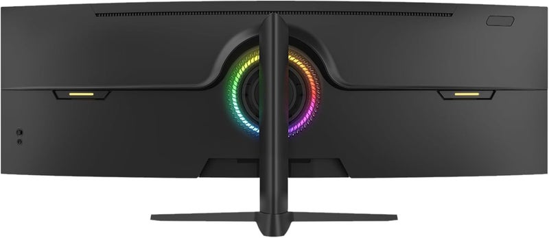 JN 49 Inch Curved Gaming Monitor, Ultra-Wide DQHD 5120x1440 Monitor, 165Hz 1ms VA Computer Monitor, 1500R Curved Screen with HDMI x2, DisplayPort, Type-C, USB Hub, Speakers, Adjustable Stand - Image 2