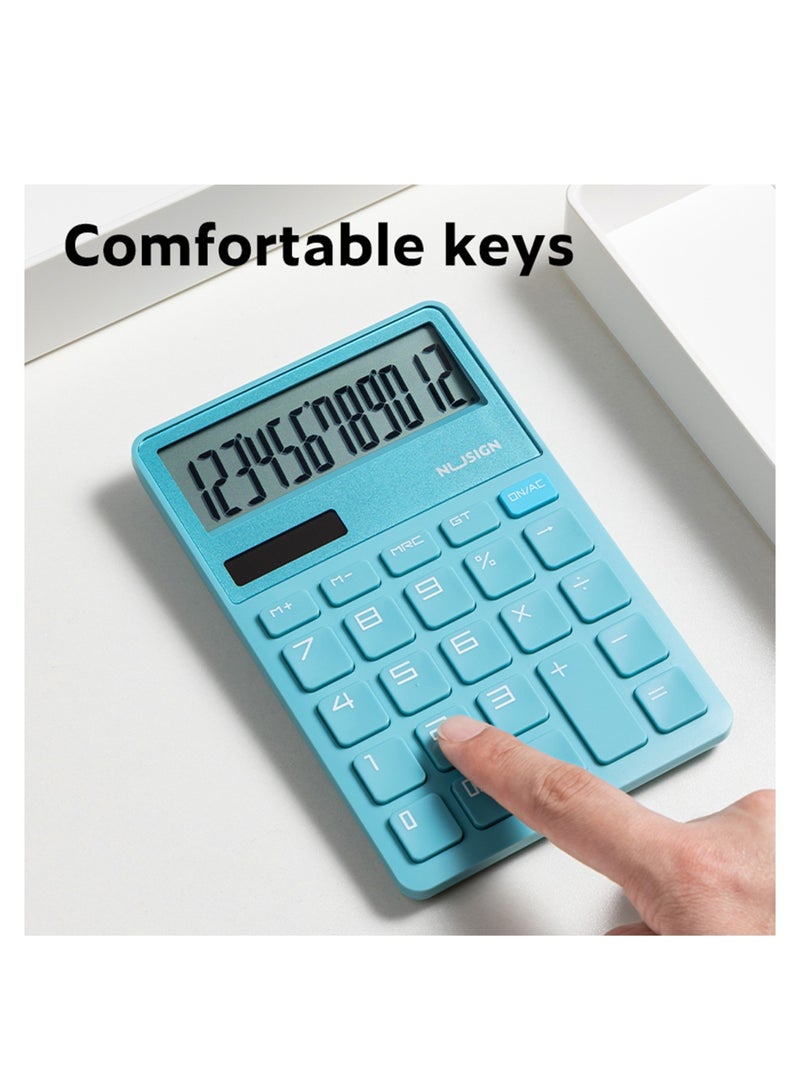 Deli 1-Piece Nusign Desktop Calculator Blue - Image 5