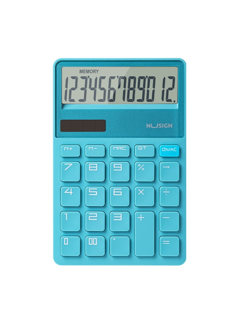 Deli 1-Piece Nusign Desktop Calculator Blue - Image 2