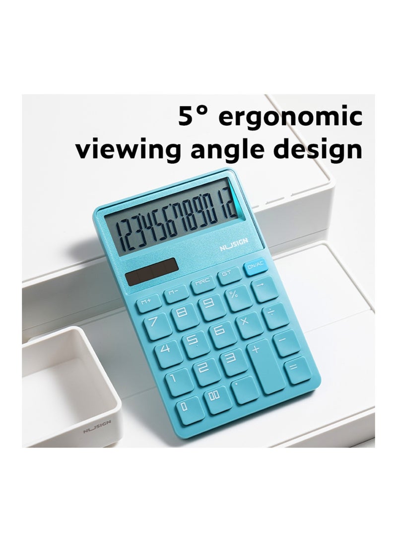 Deli 1-Piece Nusign Desktop Calculator Blue - Image 3