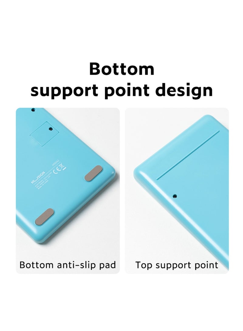 Deli 1-Piece Nusign Desktop Calculator Blue - Image 4