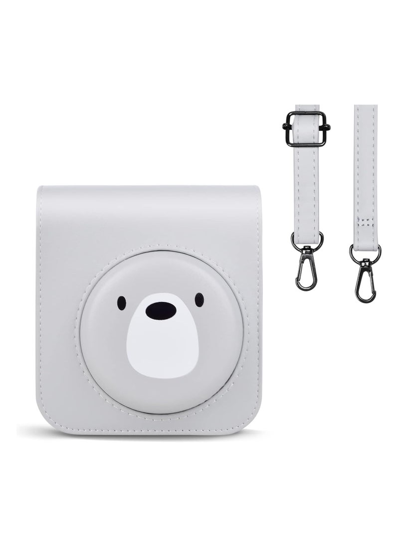 General Fujifilm Instax Mini 12 / Polaroid mini 12 Case, Fujifilm Instax Mini 12 Instant Camera PU Leather Case, Removable Case with Adjustable Shoulder Strap  - Image 1