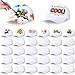 JaGely 30 Pcs DIY Kids Baseball Caps Hats White Adjustable White Baseball Hat for Boys Girls Camp Birthday Painting Activity - Image 3